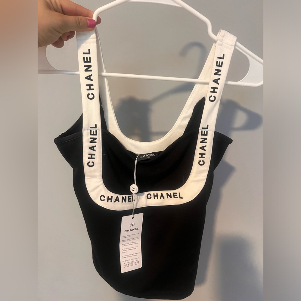 Chanel Workout/Swim Top